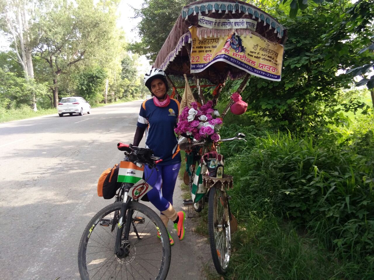 Sunita Singh Choken Solo Cycling Expedition