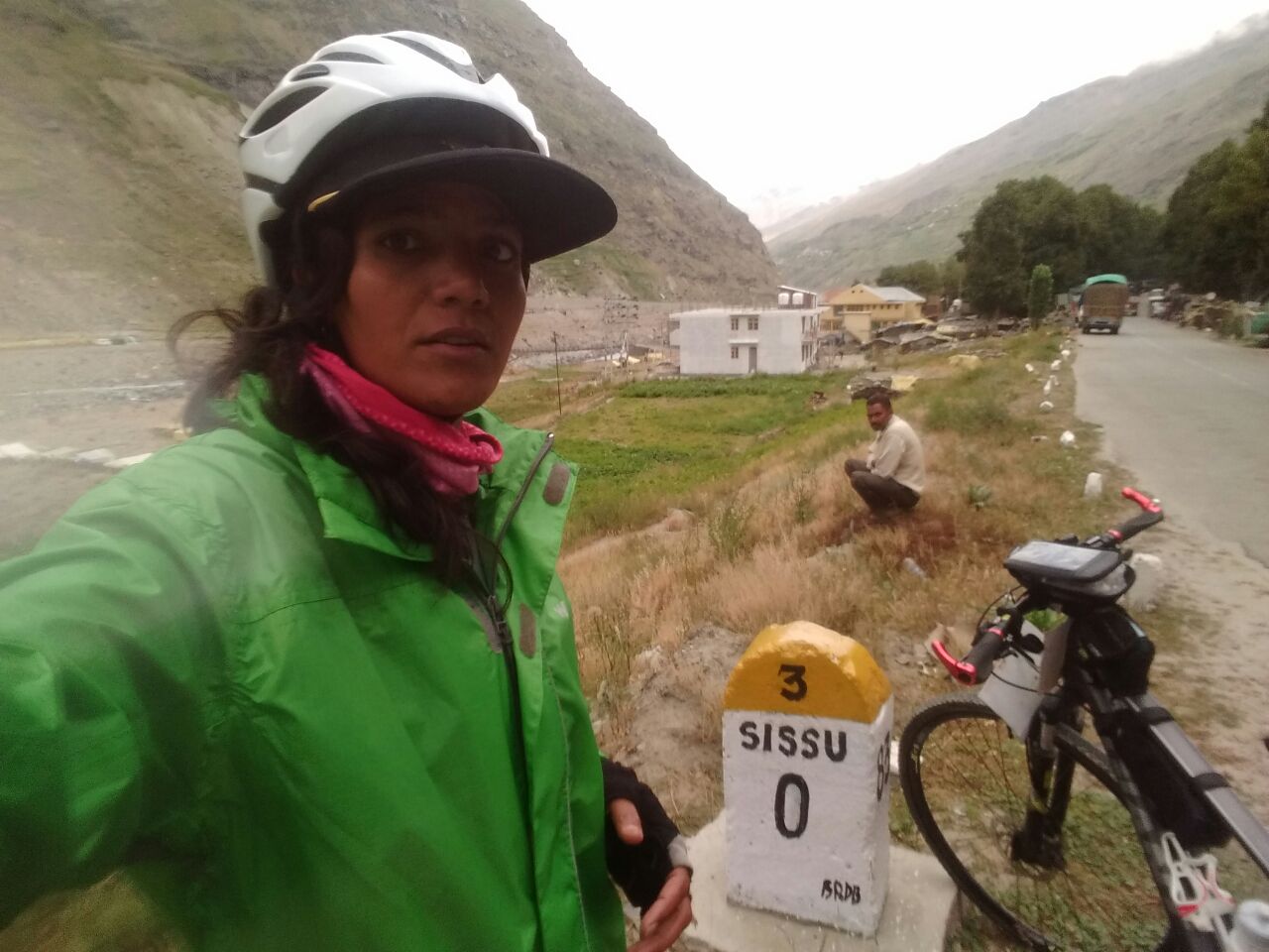 Everester Sunita Singh Choken Solo Cycling Expedition