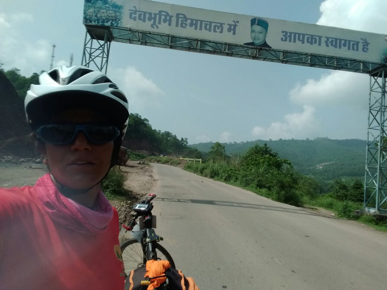 Sunita Singh Choken - entering Himachal