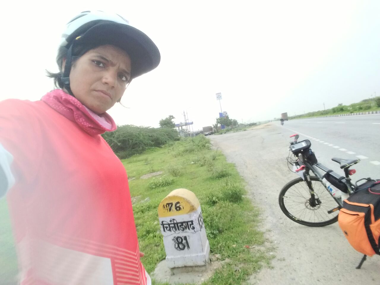 Udaipur - Chittorgarh- Bhilwara - Sunita Singh Choken Solo Cycling Expedition